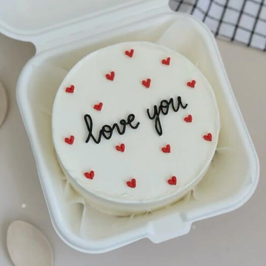 Бенто-торт (S) «Love you»