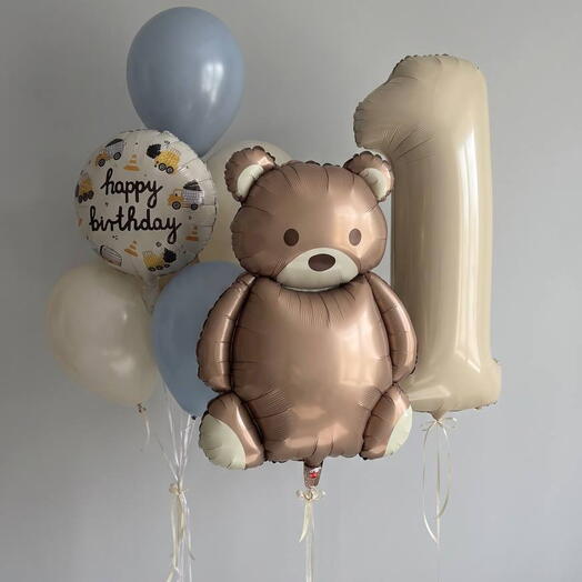 Сет на 1 годик с мишкой