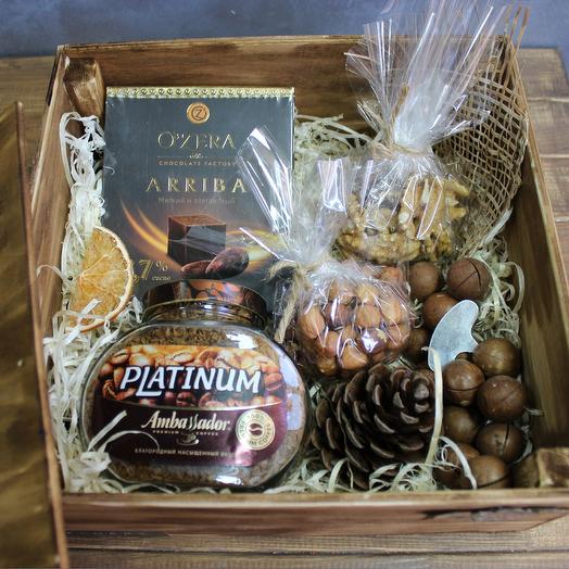 Delicioso ramo con café "regalo de Hombre"