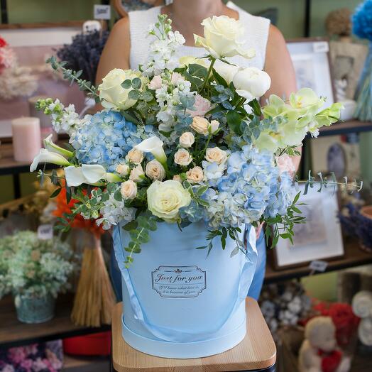 Caja de flores Fantasía y capricho