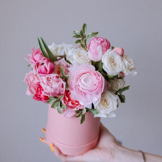 Hatbox in pink