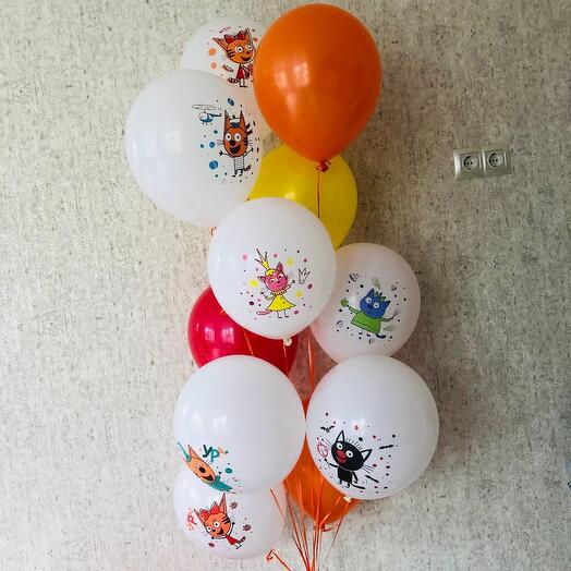 Balls three Cats 11 pcs