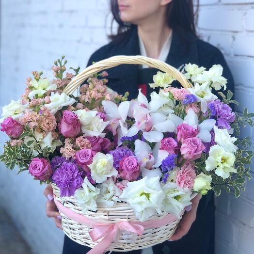 Spring composition in the basket
