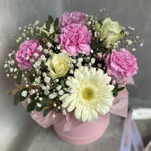 Композиция цветов «Малиновое печенье»🌸