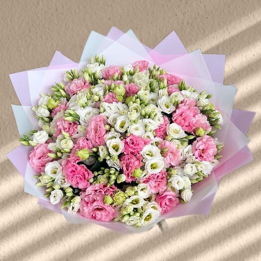Bouquet eustoma Mix 51pcs