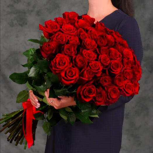 Ramo de 45 rosas rojas