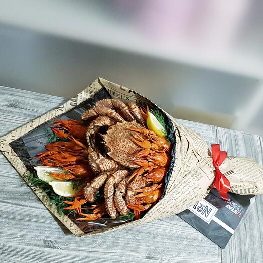 Краб🦀 в газетном кульке(N15)