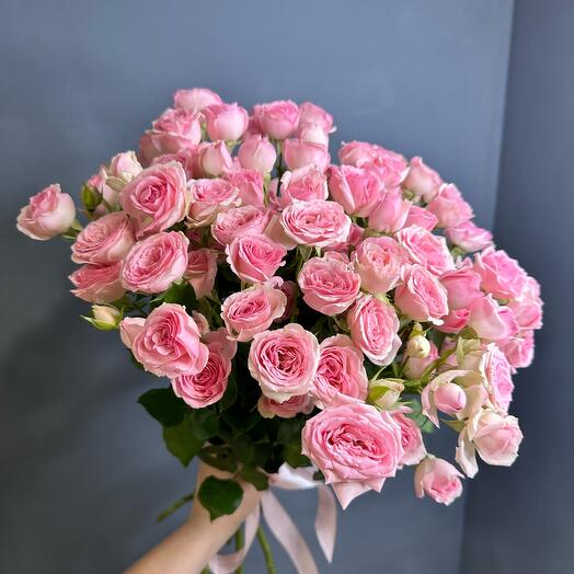 Кустовые розы 15 веток