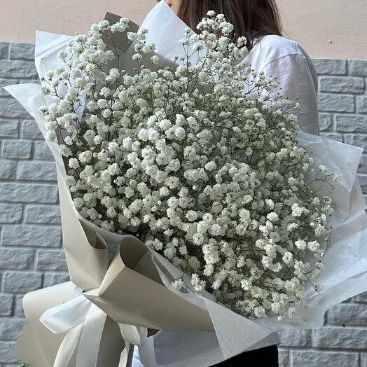 Ramo de gypsophila blanca