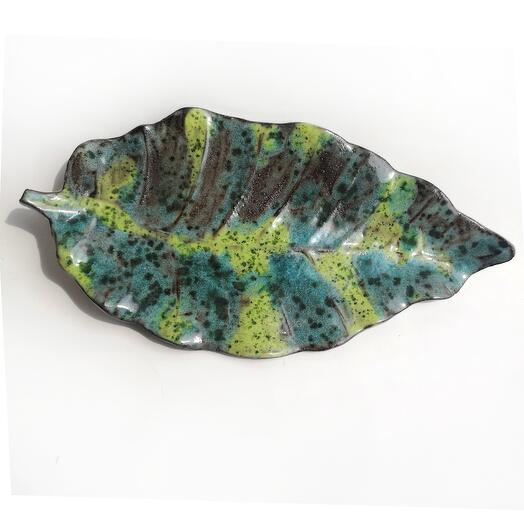Plate "Tropical leaf"