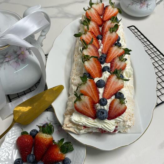 Meringue roll