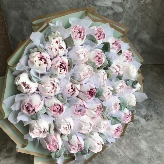 Bouquet of marshmallow flowers XL