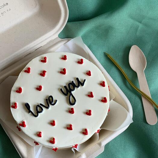 Бенто-торт "love you"