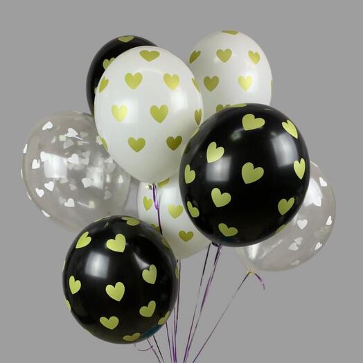 Balloons with helium " Hearts»