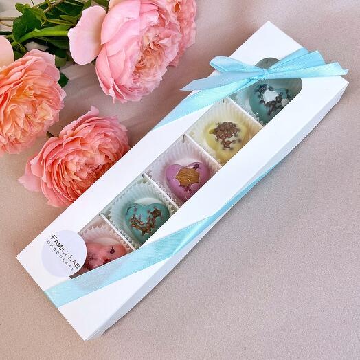 Конфеты сердечки ручной работы. Бельгийский шоколад