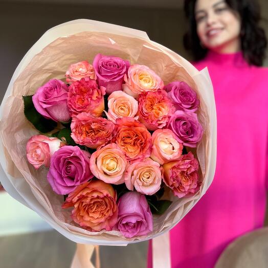 Микс букет из роз