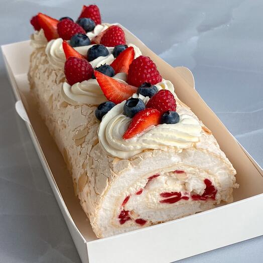 Meringue roll