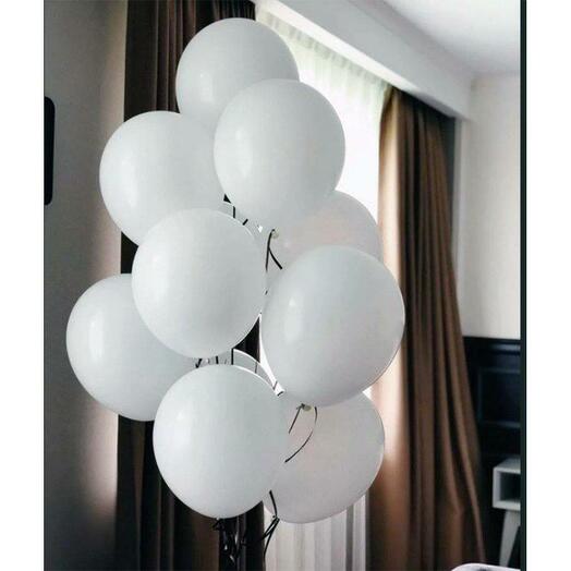 Белый набор шаров, шариков, balloons
