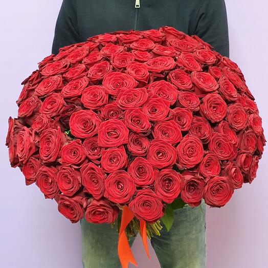 Букет из 101 красной розы 🌹