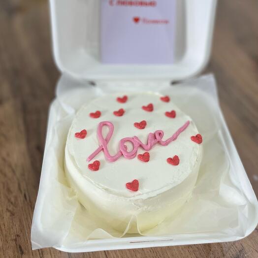 Бенто торт love