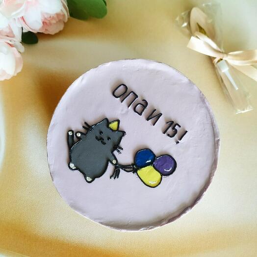 Бенто-торт "ОПА И 15!"