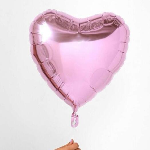 Фольгированный шар сердце (цвета в ассортименте)