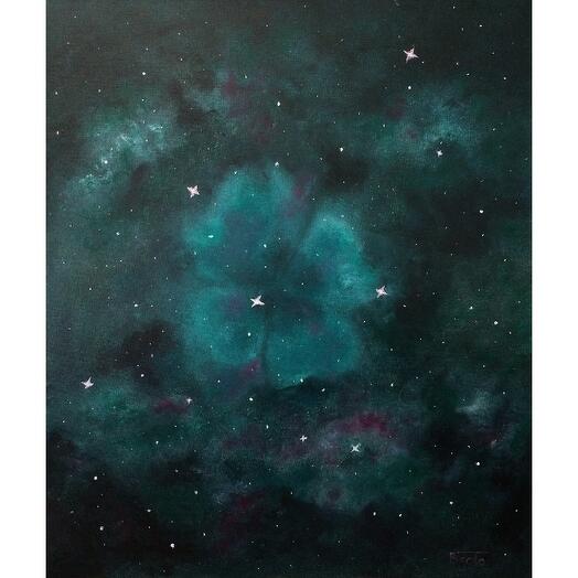 "Щедрость вселенной" Живопись маслом. Художник ВесТа. Картина на холсте