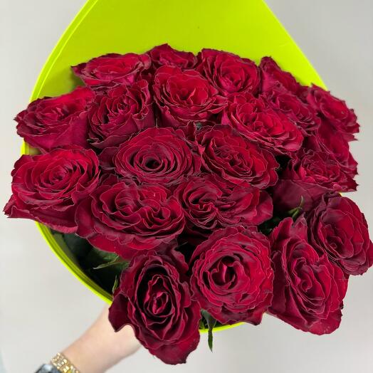 Красная роза 25 шт