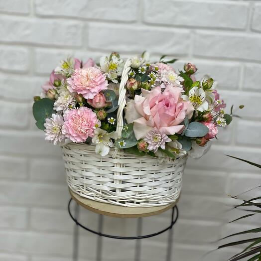 Корзина с цветами )