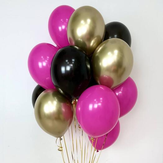15 ярких шариков для девочки/девушки