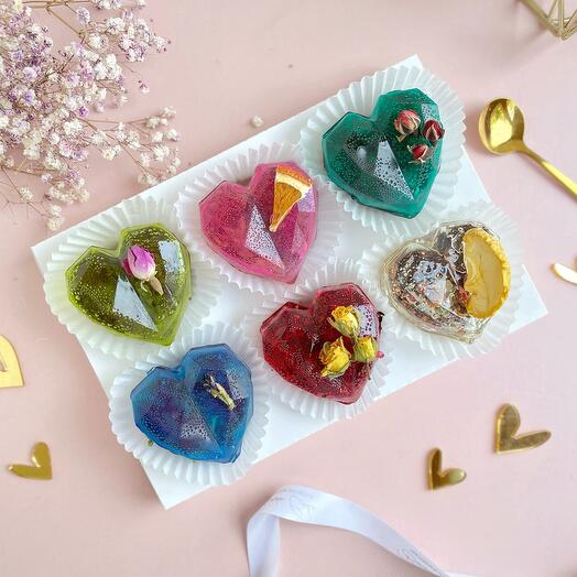 Подарочный чайный набор сердца, подарок на день рождения маме, сестре, подруге, коллеге, врачу, любимой