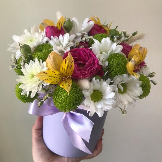 Цветочки в коробке🌹
