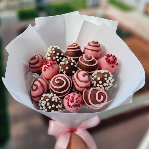 Букет клубника в шоколаде 15шт 🤩