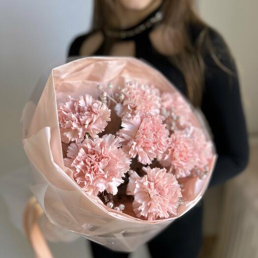 Ramo delicado rosa con Dianthus