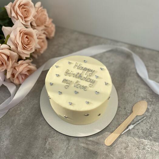 Бенто торт М на день рождения «Happy birthday my love»е