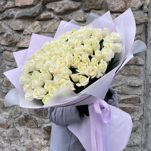 101 white roses
