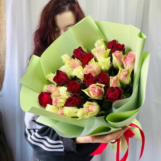 Микс 25 красивых розочек
