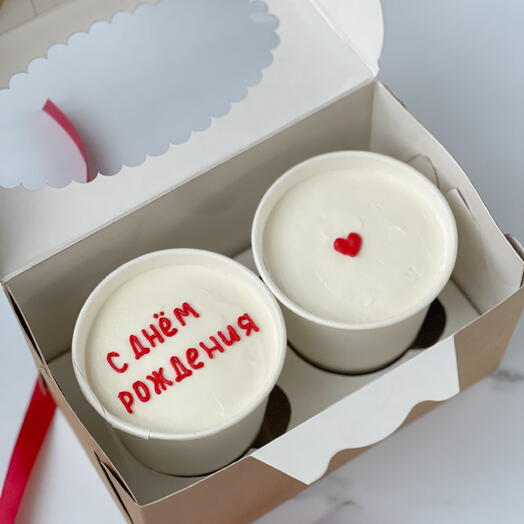 Торт в стакане Cake to go С Днём Рождения