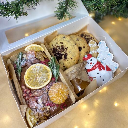 Набор новогодний новый год подарочный коллегам корпоратив клиентам зимний милый без повода