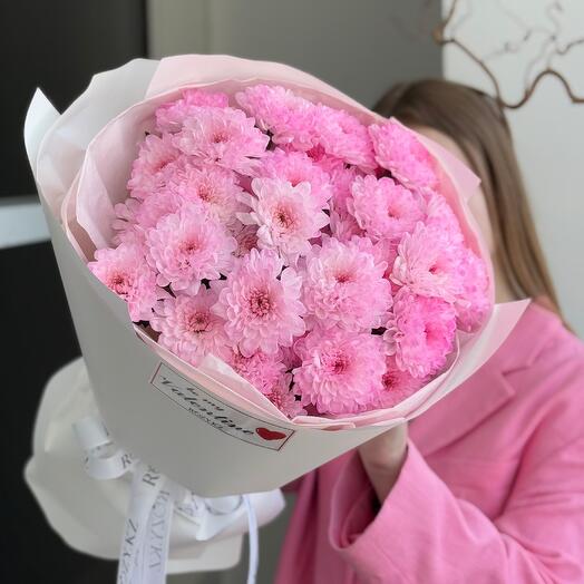 Букет из 5 хризантем🌸