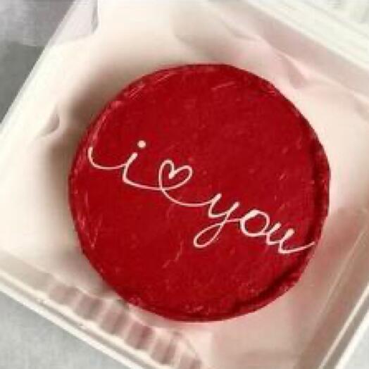 Бинта торт I love you