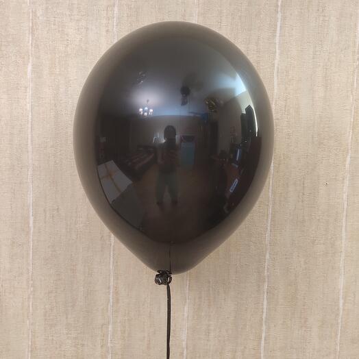 Шар черный пастель стандарт