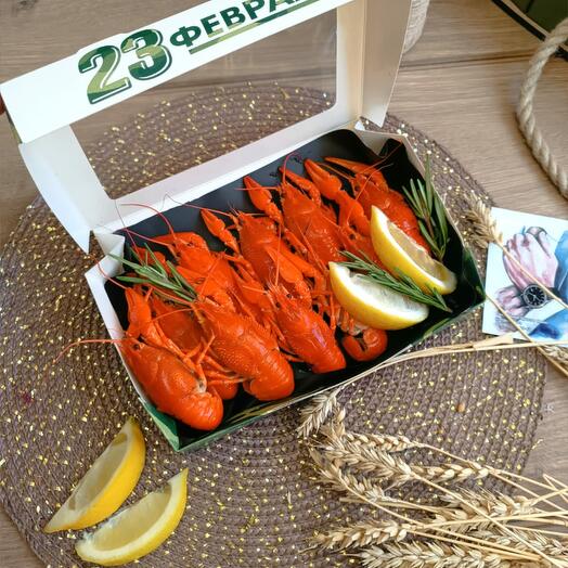 Коробочка вареных раков FW006