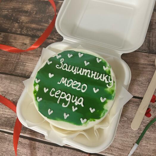 Бенто торт Защитнику моего сердца