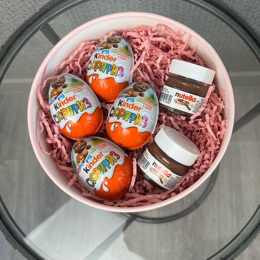 Сладкий набор с киндерами и нутеллой