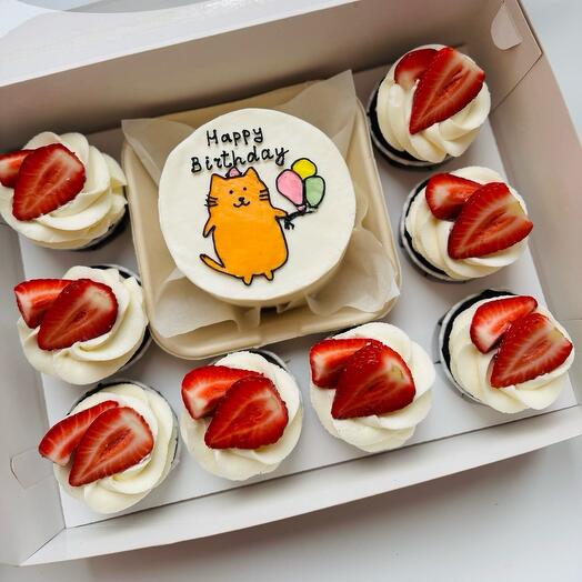 Бенто и капкейки на день рождения ребенку