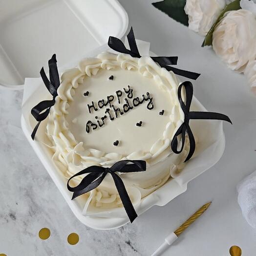 Бенто торт Happy birthday в стиле Ламбет