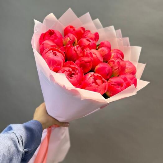 Коралловые пионы