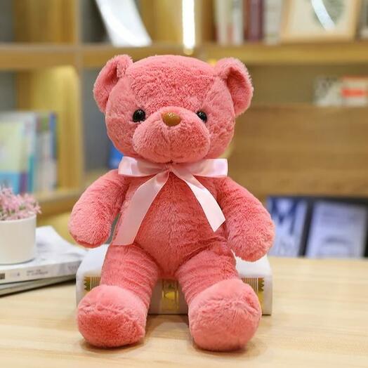 Плюшевый медведь "Мишка Обнимашка" Розового цвета