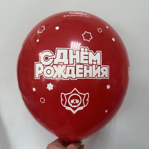 Шар игровой красный
